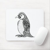 芸術的なキングペンギンZendoodle マウスパッド (マウス)