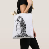芸術的なキングペンギンZendoodle 2 トートバッグ (クローズアップ)