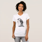 芸術的なキングペンギンZendoodle Tシャツ (正面フル)