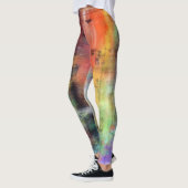 芸術的なグランジ レギンス (左)