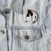 芸術的なスケート 缶バッジ (インサイチュ)