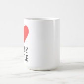 芸術的なスタイルが好き コーヒーマグカップ (中央)