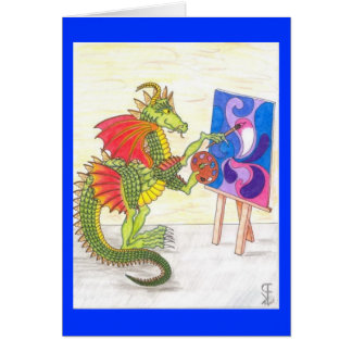 芸術的なドラゴンのすべての行事カード