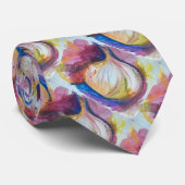 芸術的なニンニクのポートレートのコラージュの絵を描くこと ネクタイ (ロール)