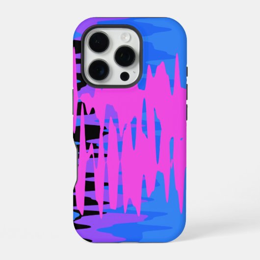 芸術的なパターンデザイン iPhoneケース (裏面)