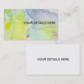 芸術的なビジネスカスタム・カード 名刺 (正面/裏面)