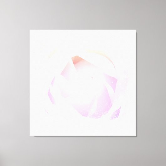 ** 芸術的なピンクの桃の花のローズ フラワーズ AR8 ストレッチ キャンバス (正面)