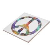 芸術的なピースサイン タイル (側面)