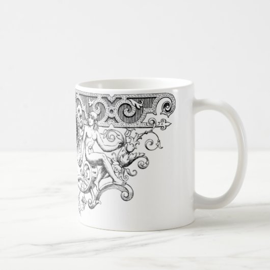 芸術的なマグ コーヒーマグカップ (右)