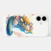 芸術的なマジェスティック・キティ・キャットイラスト Case-Mate iPhoneケース (裏面 (横))
