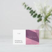 芸術的なモダンなスタイル 名刺 (スタンド正面)