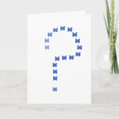 芸術的な不思議な疑問符のイメージ/シンボル カード (正面)