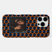 芸術的な個人ギフト六角形パターン iPhoneケース (裏面横)