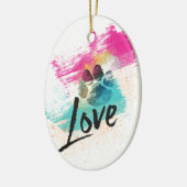 芸術的な初恋 セラミックオーナメント (左)