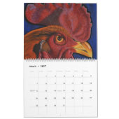 芸術的な動物のカレンダー カレンダー (3月 2027)