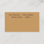 芸術的な名刺 名刺 (裏面)