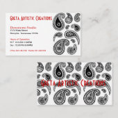 芸術的な名刺 名刺 (正面/裏面)