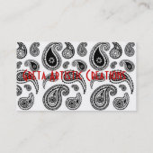 芸術的な名刺 名刺 (裏面)