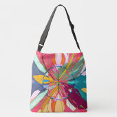 芸術的な幾何学のトートバック クロスボディバッグ (裏面)