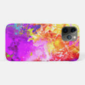 芸術的な抽象的な色彩の爆発 Case-Mate iPhoneケース (裏面(横))