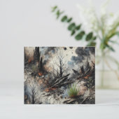 芸術的な抽象紙シート (スタンド正面)