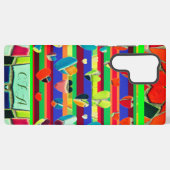 芸術的な抽象芸術モザイク SAMSUNG GALAXYケース (裏面横)