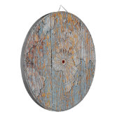 芸術的な木の世界地図 ダーツボード (正面左)