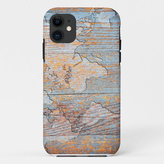 芸術的な木の世界地図 Case-Mate iPhoneケース (裏面)
