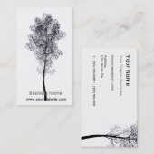 芸術的な木 名刺 (正面/裏面)