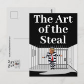 「芸術的な泥棒 トランプ ポストカード」 ポストカード (正面/裏面)