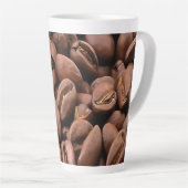 芸術的な焙煎コーヒー豆 カフェラテマグ (右アングル)