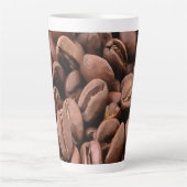 芸術的な焙煎コーヒー豆 カフェラテマグ (正面)