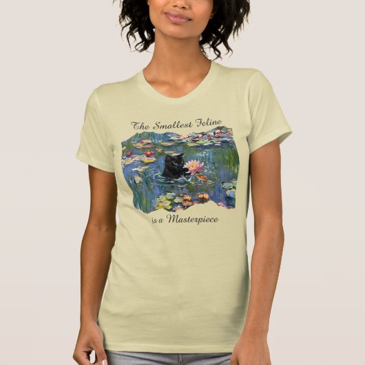 芸術的な猫は傑作 Tシャツ (正面)