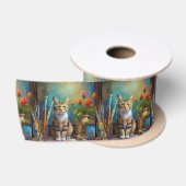 芸術的な猫 サテンリボン (リール)