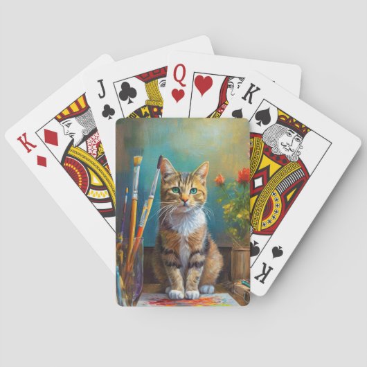 芸術的な猫 トランプ (裏面)