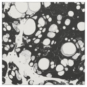 芸術的な白黒のモダンの抽象芸術のペンキパターン ファブリック (クローズアップ)