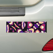 芸術的な種族のバンパーステッカー バンパーステッカー (車上)