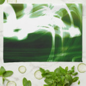 "芸術的な緑" キッチンタオル (折り畳み)