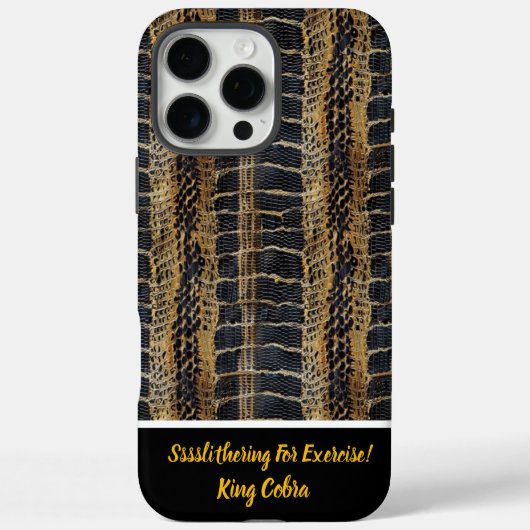 芸術的な織物ヘビの肌のテクスチャ Case-Mate iPhoneケース (裏面)