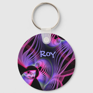 芸術的な背景が付いている一流のkeychain キーホルダー