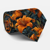 芸術的な花婿の贈り物 リリー ネクタイ (ロール)