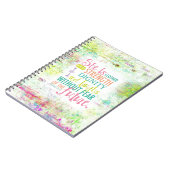 芸術的な諺の31:25 ノートブック (左側)