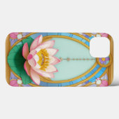 芸術的な金枠の蓮の花 Case-Mate iPhoneケース (裏面 (横))