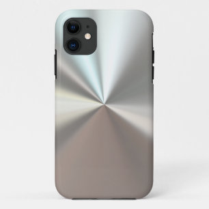 芸術的な銀製の金属のiPhone 5の場合 iPhone 11 ケース