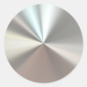 芸術的な銀製の金属 ラウンドシール