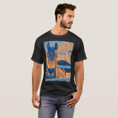 芸術的な馬の顔 Tシャツ (正面フル)
