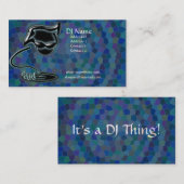 芸術的なDJの名刺2 名刺 (正面/裏面)