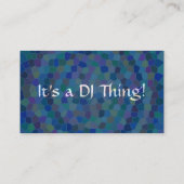 芸術的なDJの名刺2 名刺 (裏面)