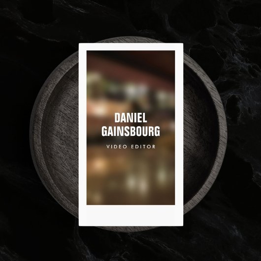 芸術的に額縁の付いた写真家，ビデオグラファー 名刺