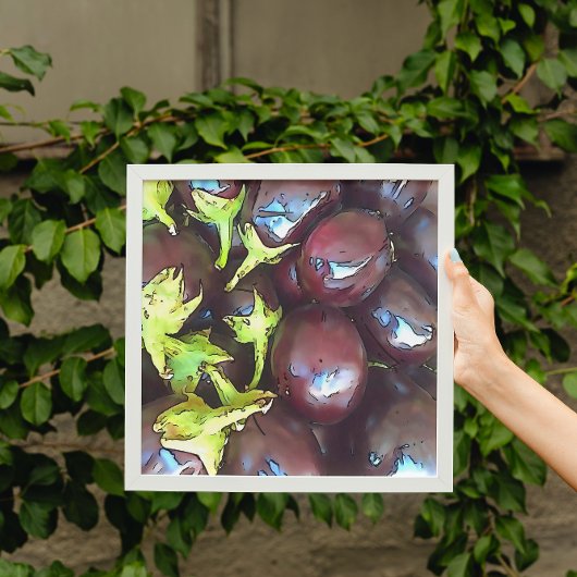 芸術的アウベルギーズブラック輪郭アート キャンバスプリント